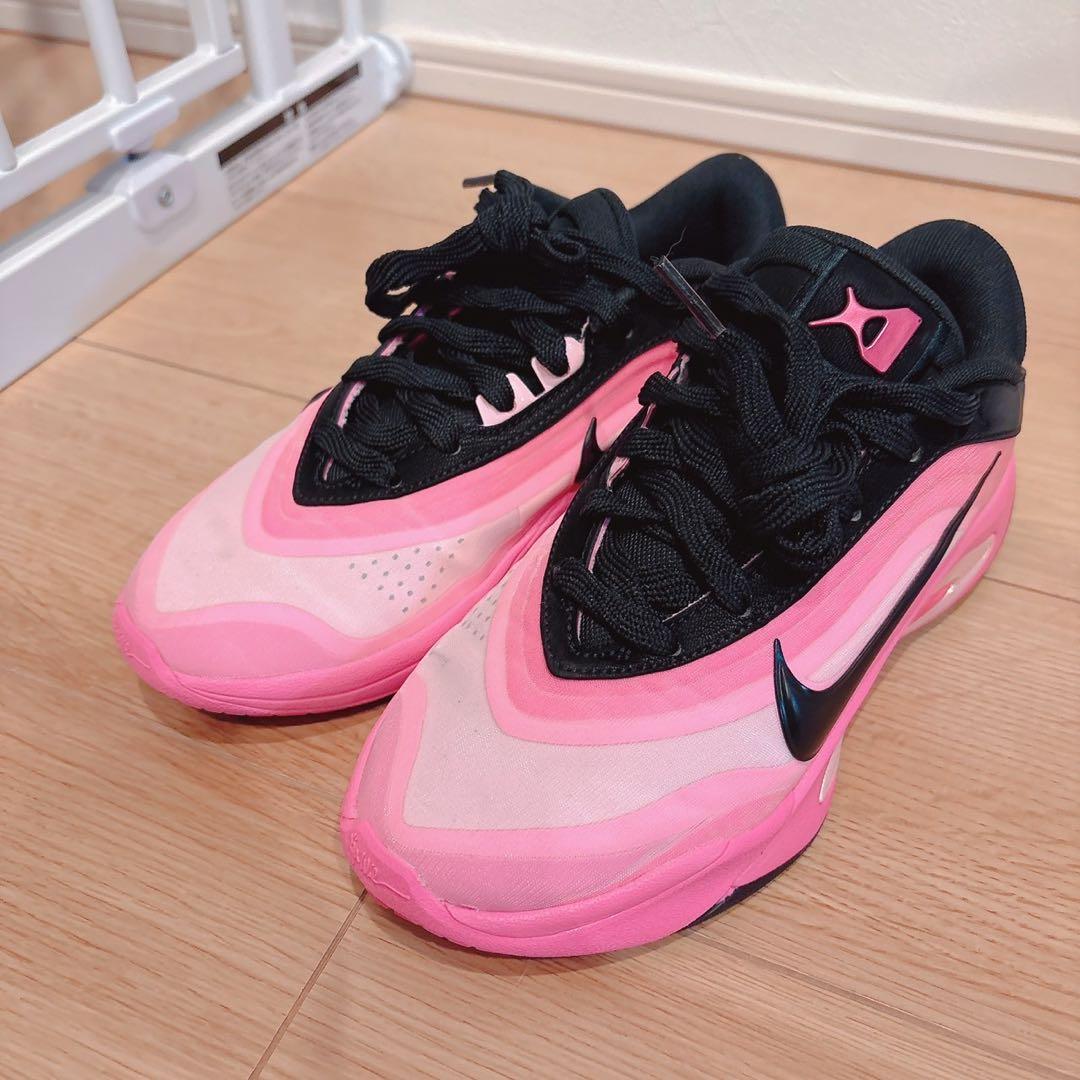 NIKE☆A'One EPバスケットボールシューズ ピンク/ブラック - メルカリ