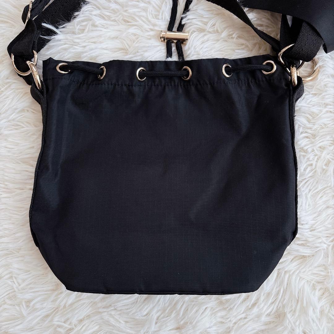 LeSportsac × LANVIN en Bleu 巾着ショルダー 2way