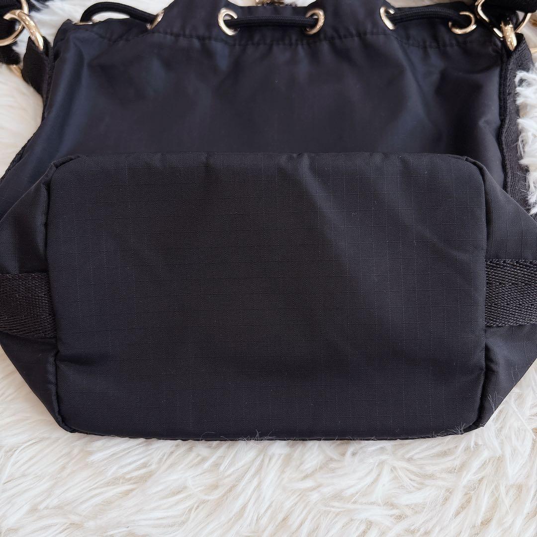 LeSportsac × LANVIN en Bleu 巾着ショルダー 2way