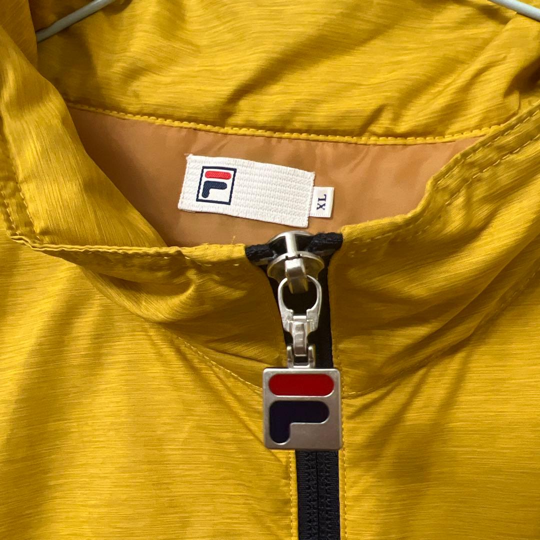 美品 フィラ FILA ヴィンテージ ナイロンジャケット あいみょん 黄色