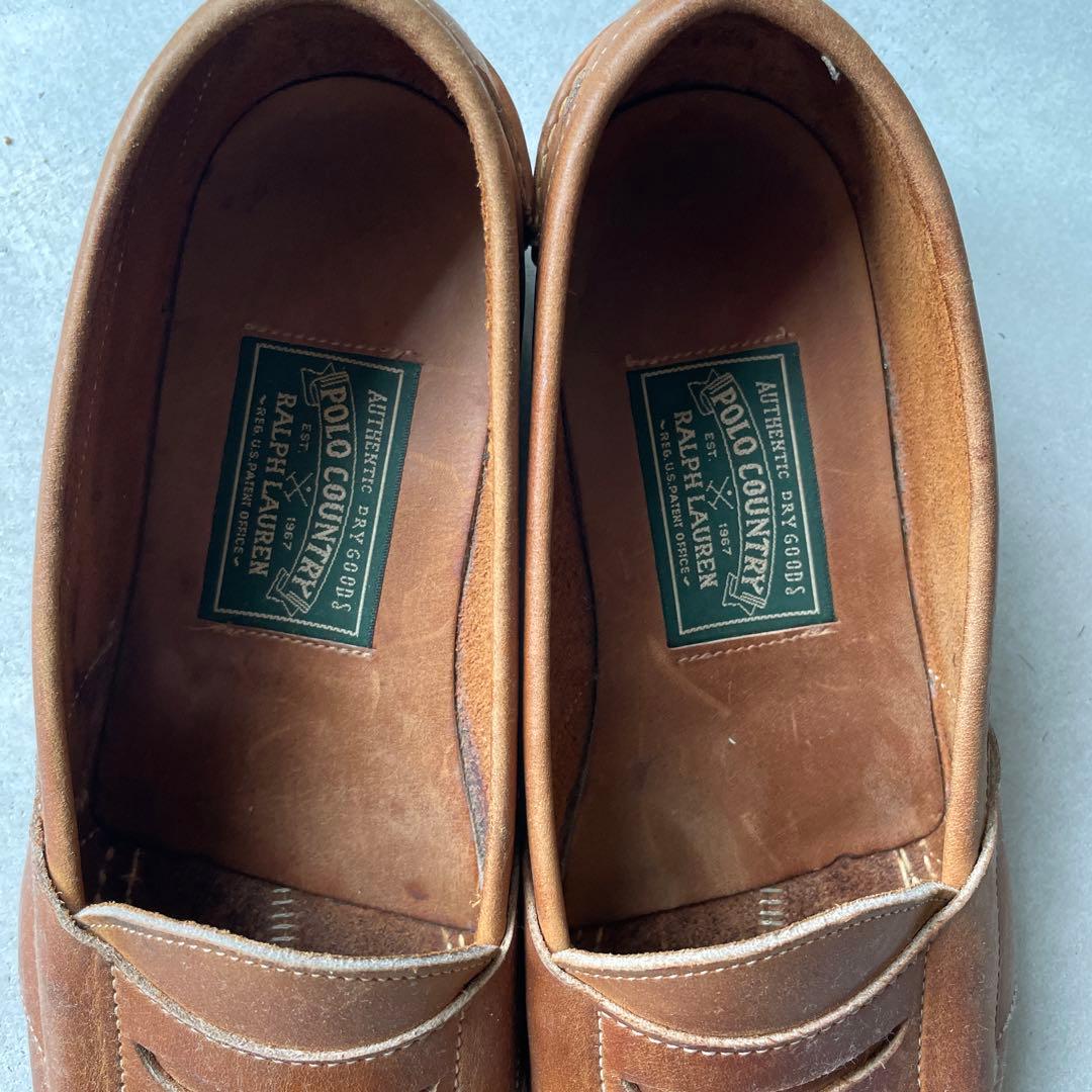 POLO COUNTRY ブラウン　ローファー　26.5〜27.0cm