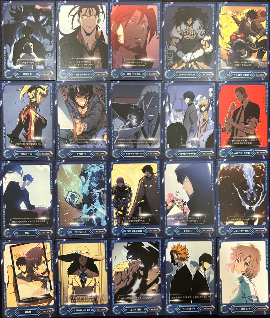 韓国 正規品 俺だけレベルアップな件 コレクションカード 50枚セット