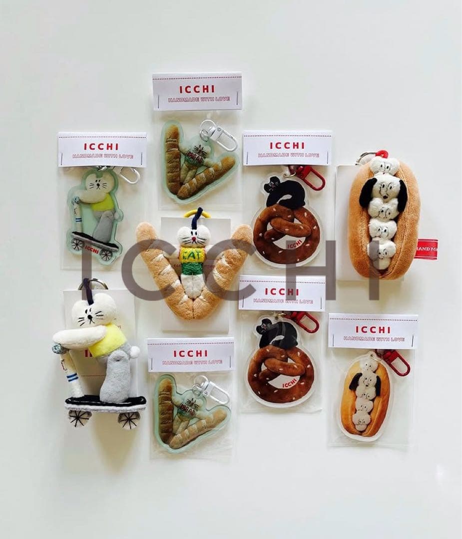 ウ*ギ様 ICCHI ぬいぐるみ アクリルキーホルダー ステッカーセット