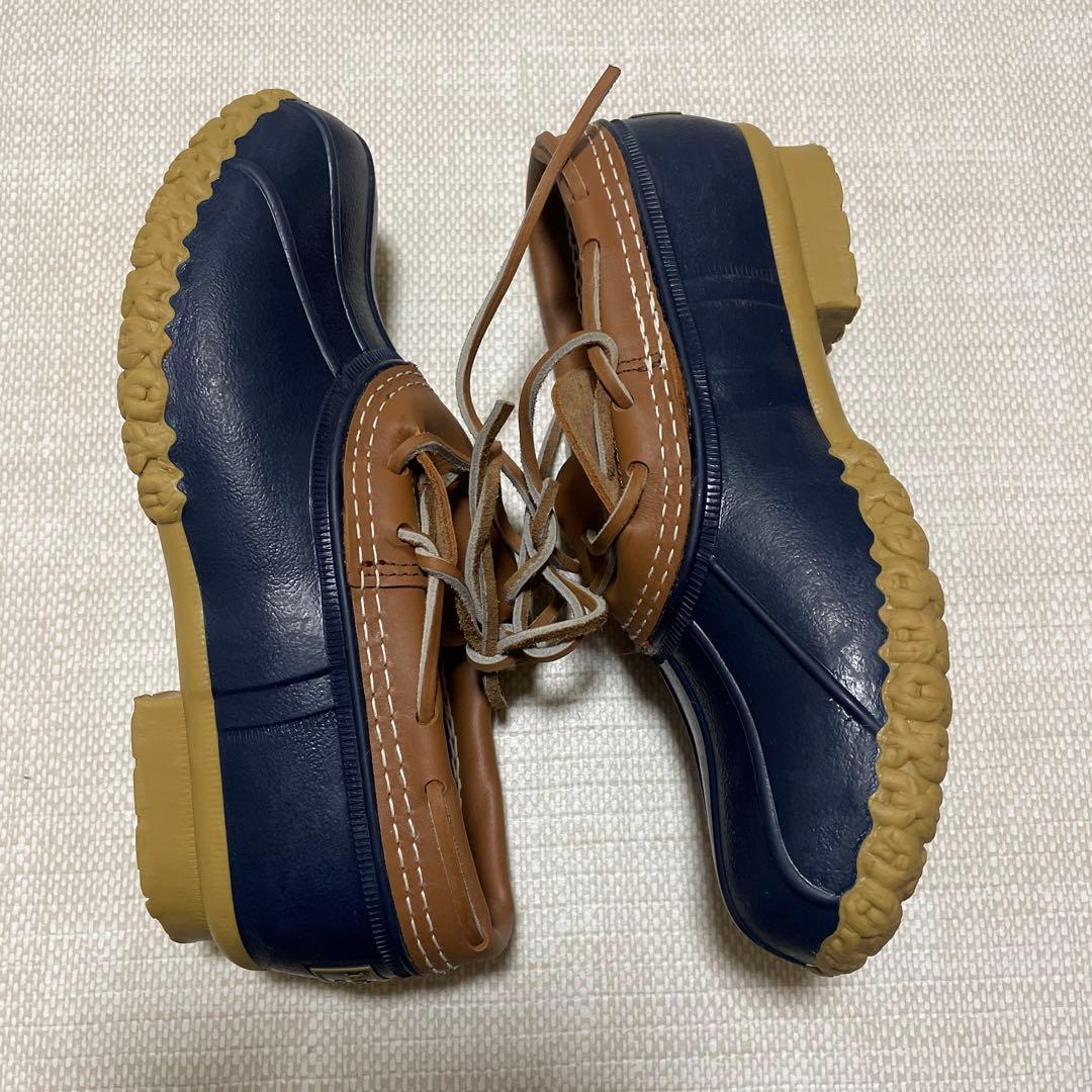 [極美品]L.L.BEAN BEAN BOOTS ビーンブーツ モック 紺茶色