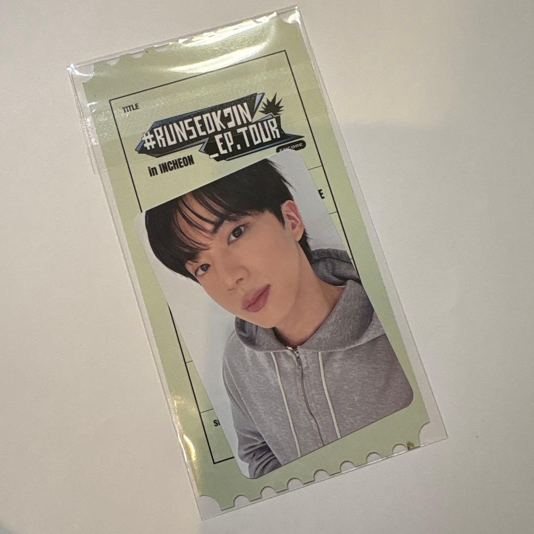 RUNSEOKJIN EP TOUR アンコン会場限定トレカBTSジン - メルカリ