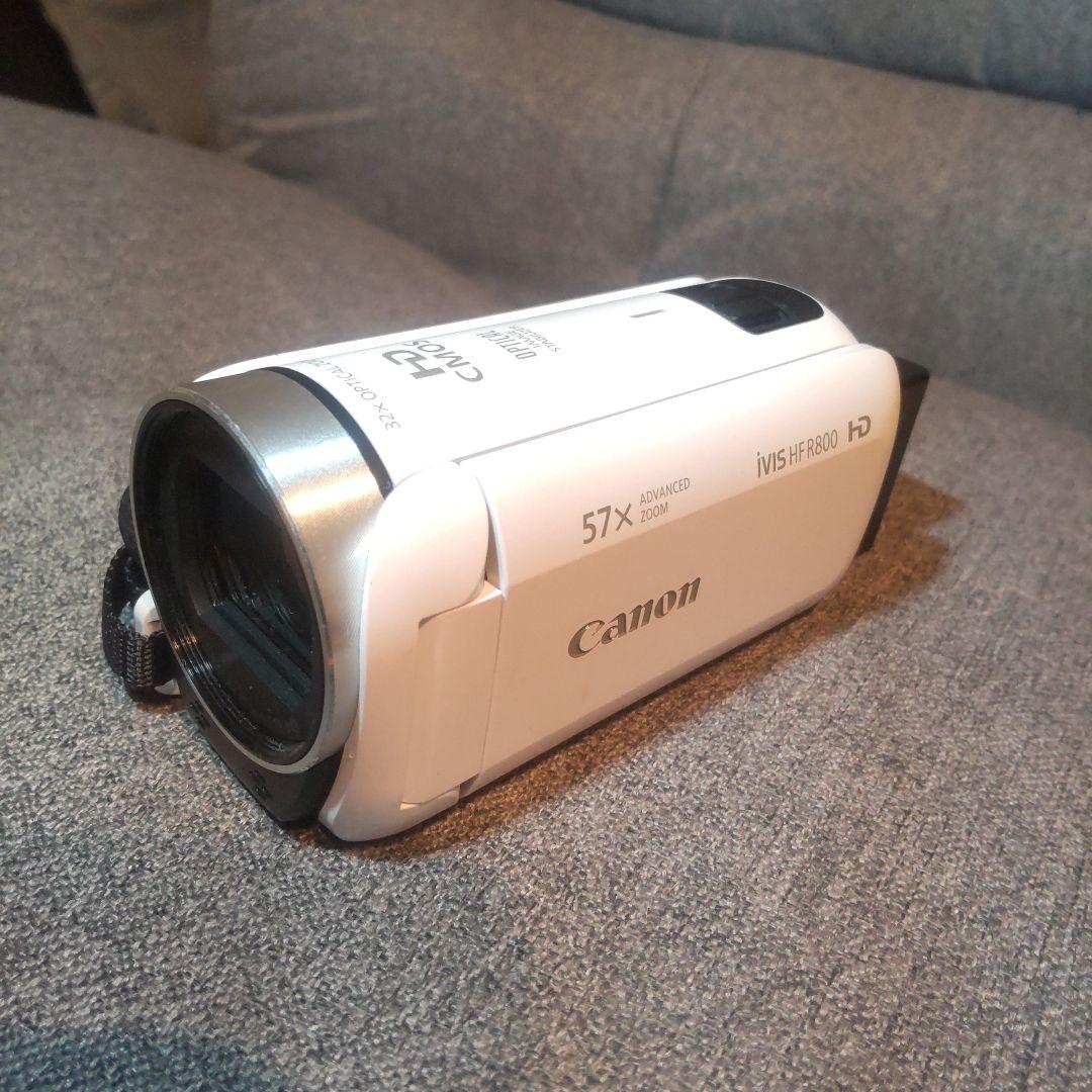 Canon iVIS HF R800 ホワイト - メルカリ