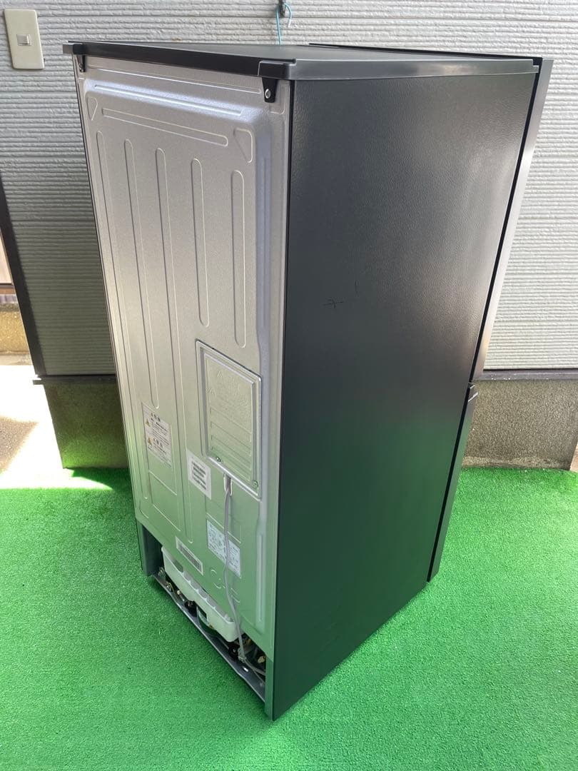 760極美品✨ アクア おしゃれダークシルバー 2ドア冷蔵庫 三段大容量