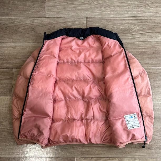ノースフェイス 中綿ジャケットキッズ160レディースS相当ピンクt-ball