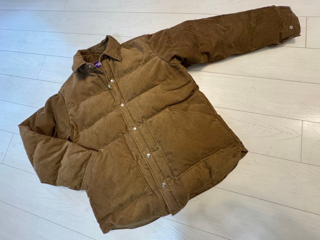THE NORTH FACE コーデュロイ ダウンジャケット パープルレーベル ザノースフェイスパープルレーベル ダウンジャケット コーデュロイ