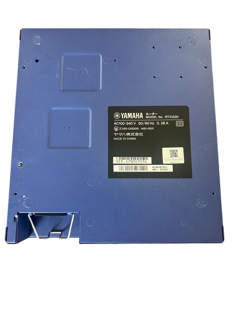YAMAHA RTX1220 高性能ルーター　-1