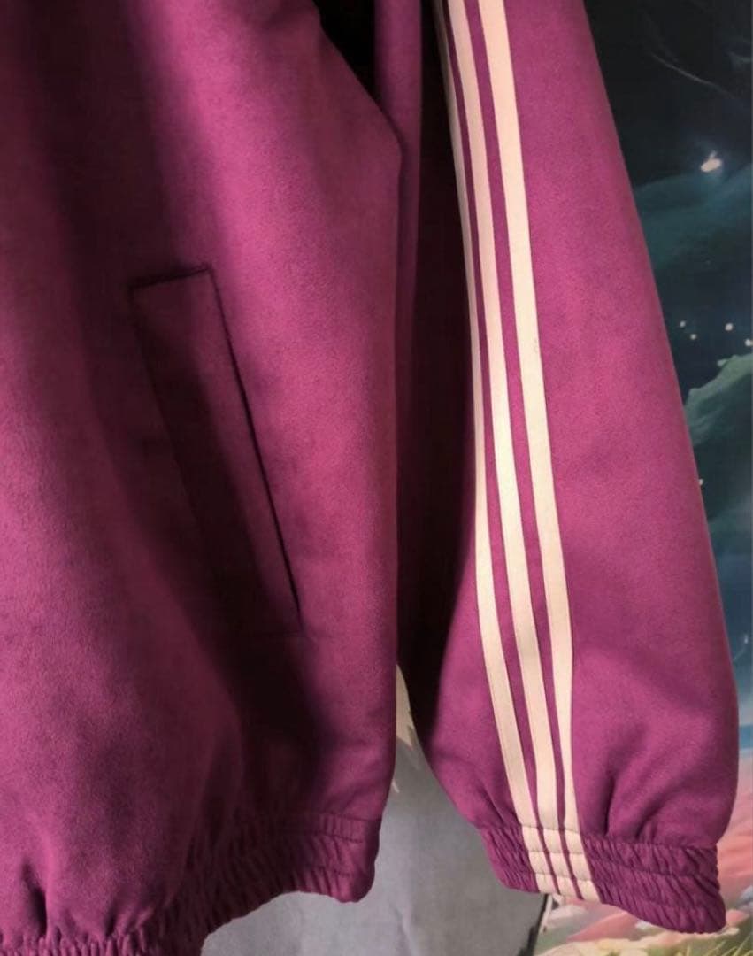 新年限定モデル アディダス 新中式 ジップアップジャケット パープル S