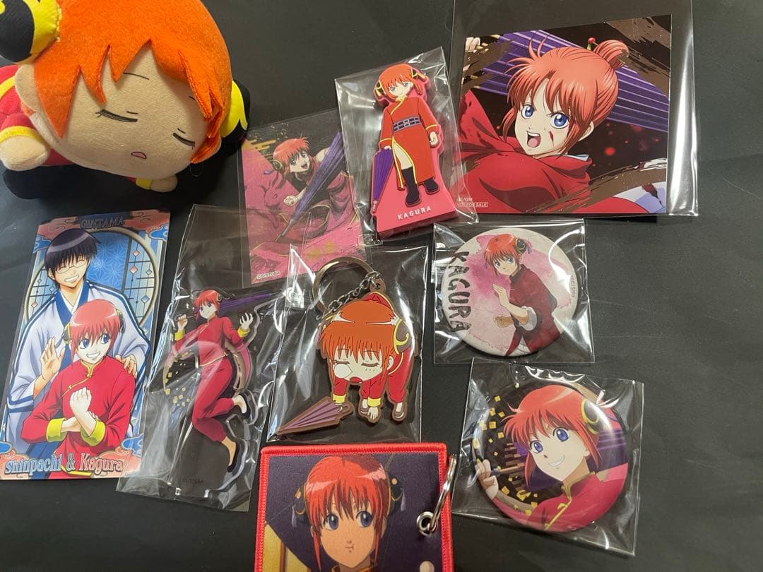 12点☆銀魂☆神楽☆まとめ売り☆うたた寝ぬいぐるみ☆缶バッジ☆カード☆アクスタ アイアップ公式通販】TVアニメ『銀魂』 うたたねシリーズ グリッター缶