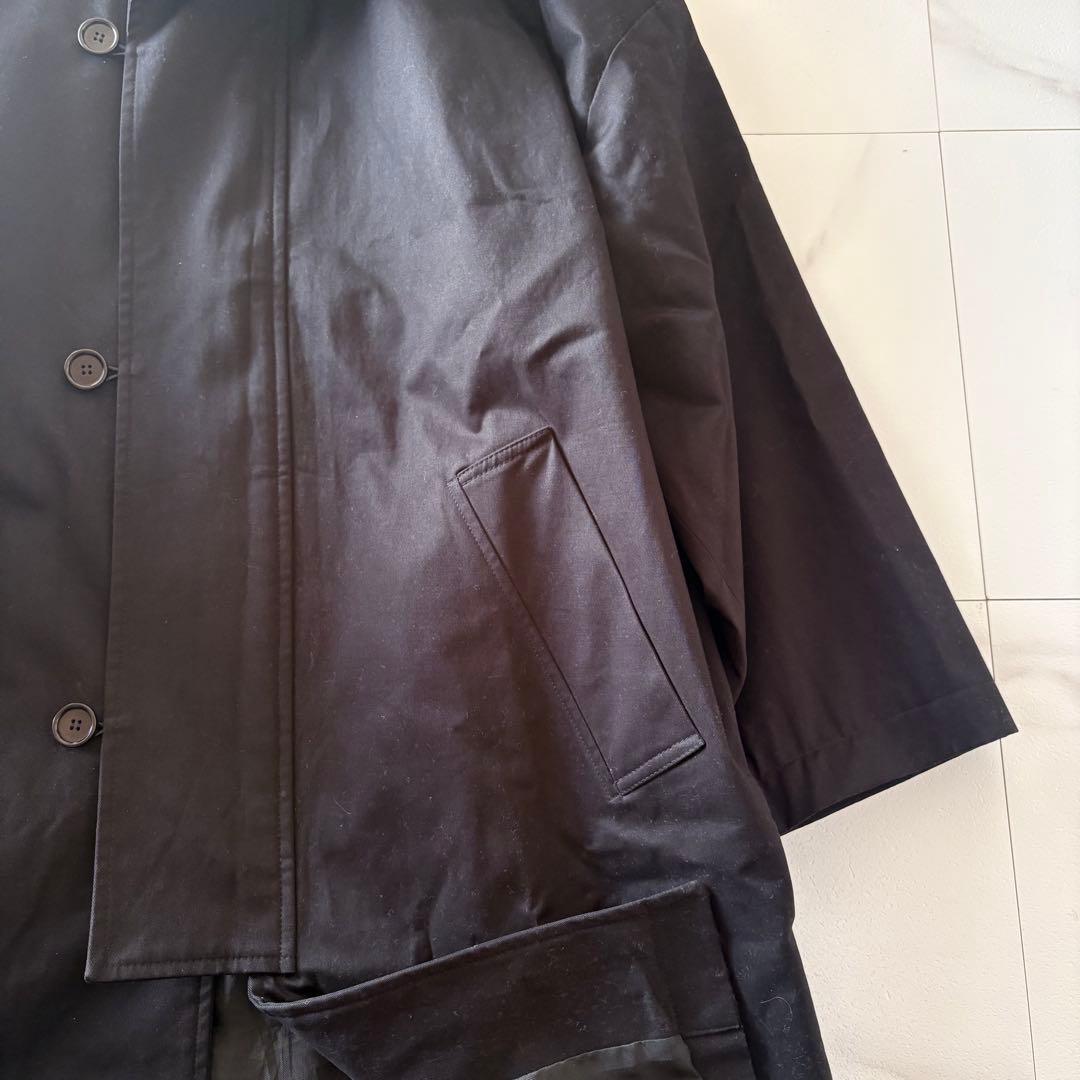 NO.7-131 mfpen ロングコート　黒　S アウター