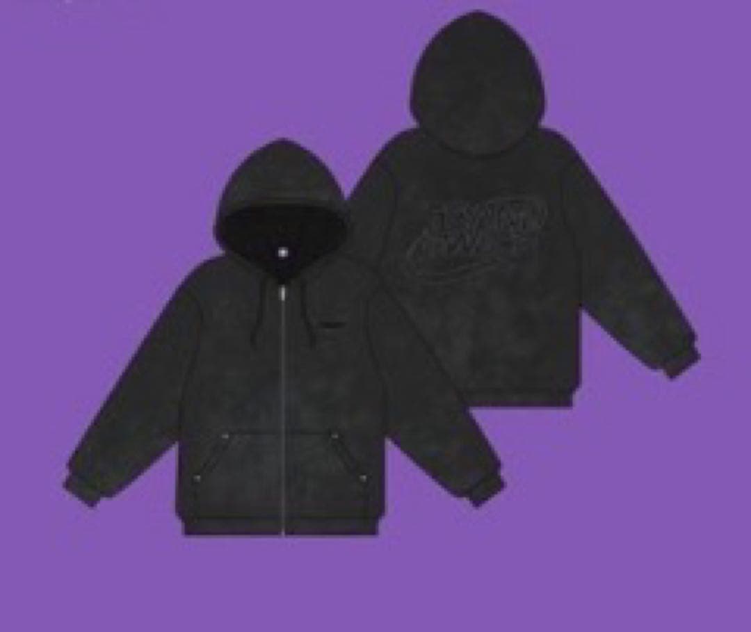 TWICE ポップアップ フードジップ パーカー 10ve universe - メルカリ