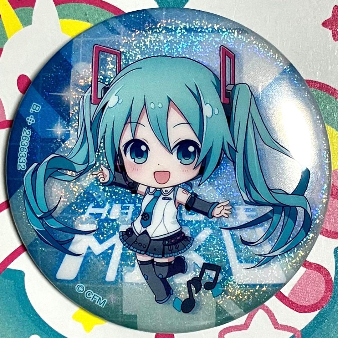 大特価】 初音ミク キラキラ ミニキャラ 缶バッジ プロセカ ボカロ