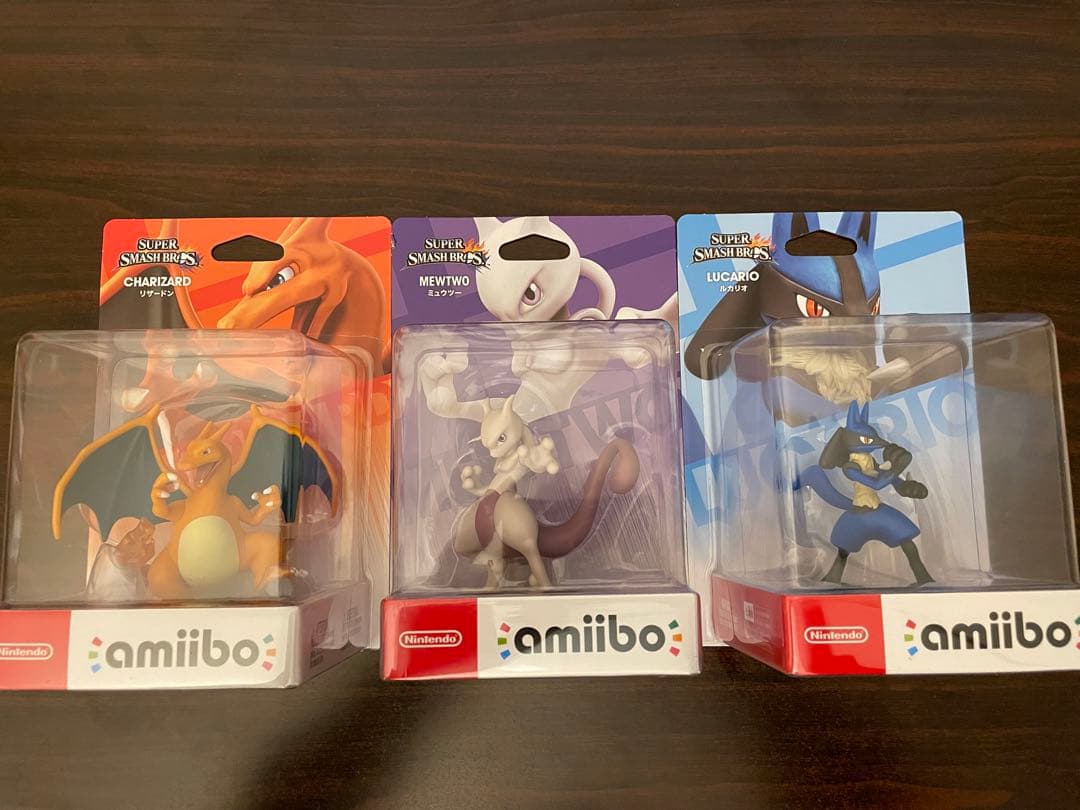 amiibo スマブラ ポケモン ミュウツー リザードン ルカリオ 3点セット amiibo ミュウツー（大乱闘スマッシュブラザーズシリーズ） : アップ
