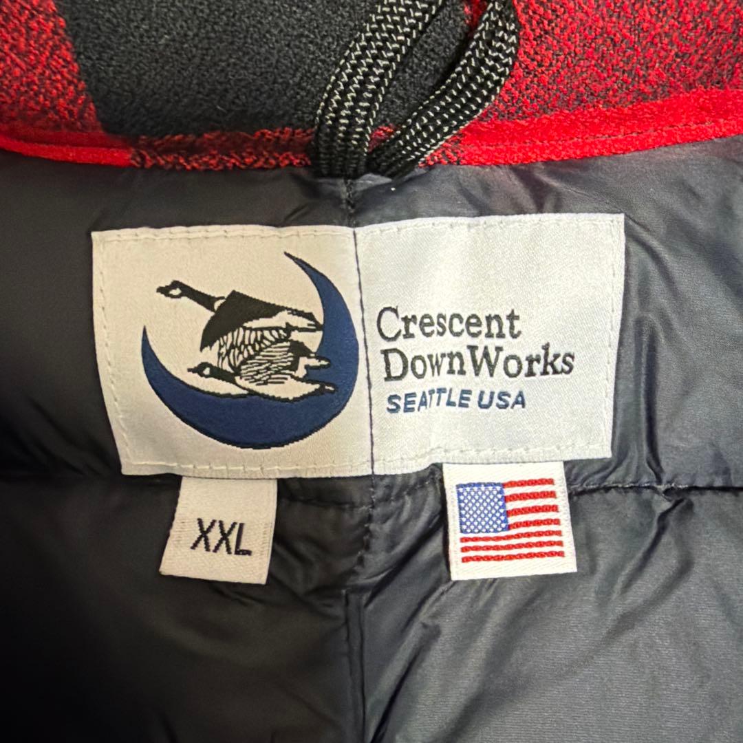 ボーイズマーケット別注クレセントダウンバッファローチェック未使用品