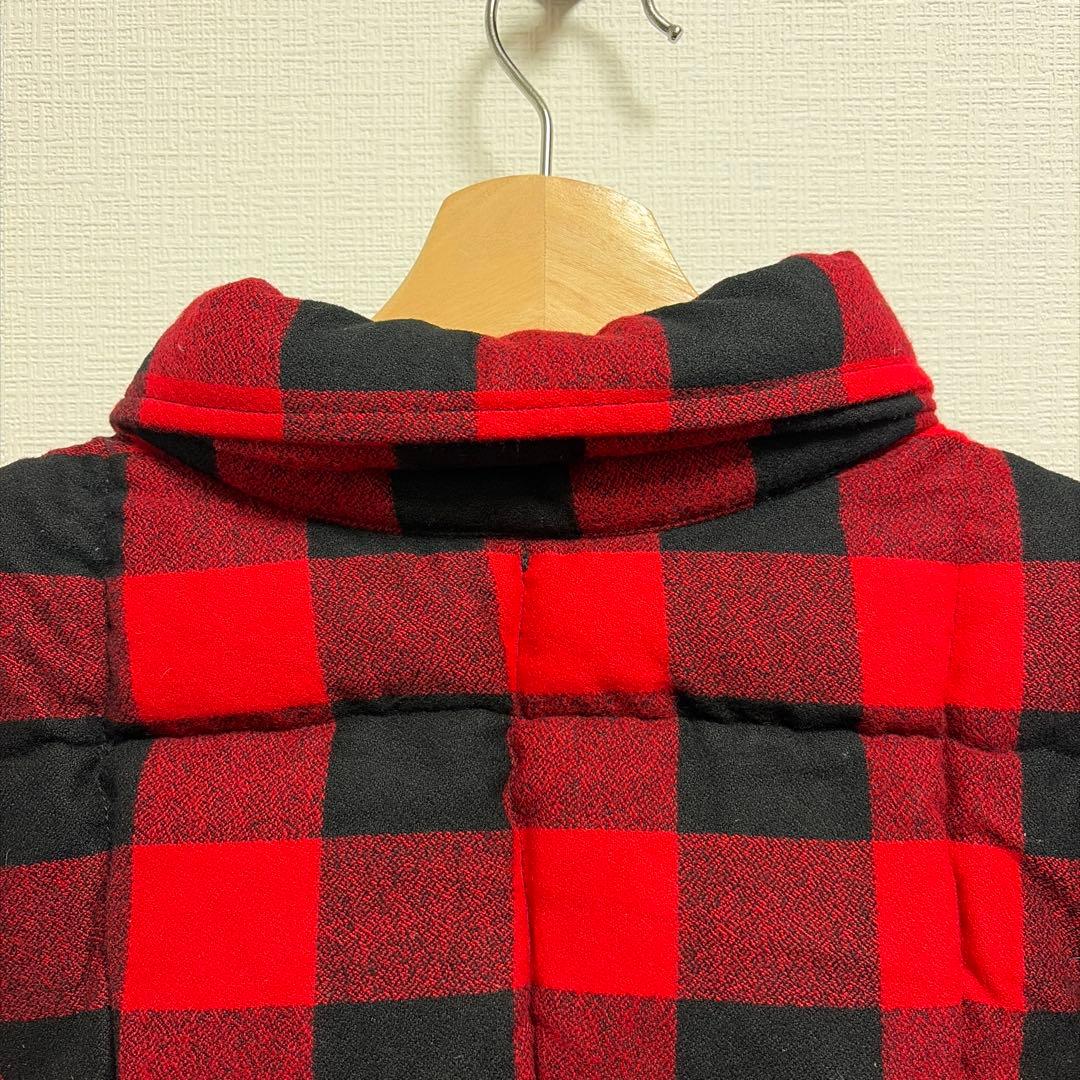 ボーイズマーケット別注クレセントダウンバッファローチェック未使用品