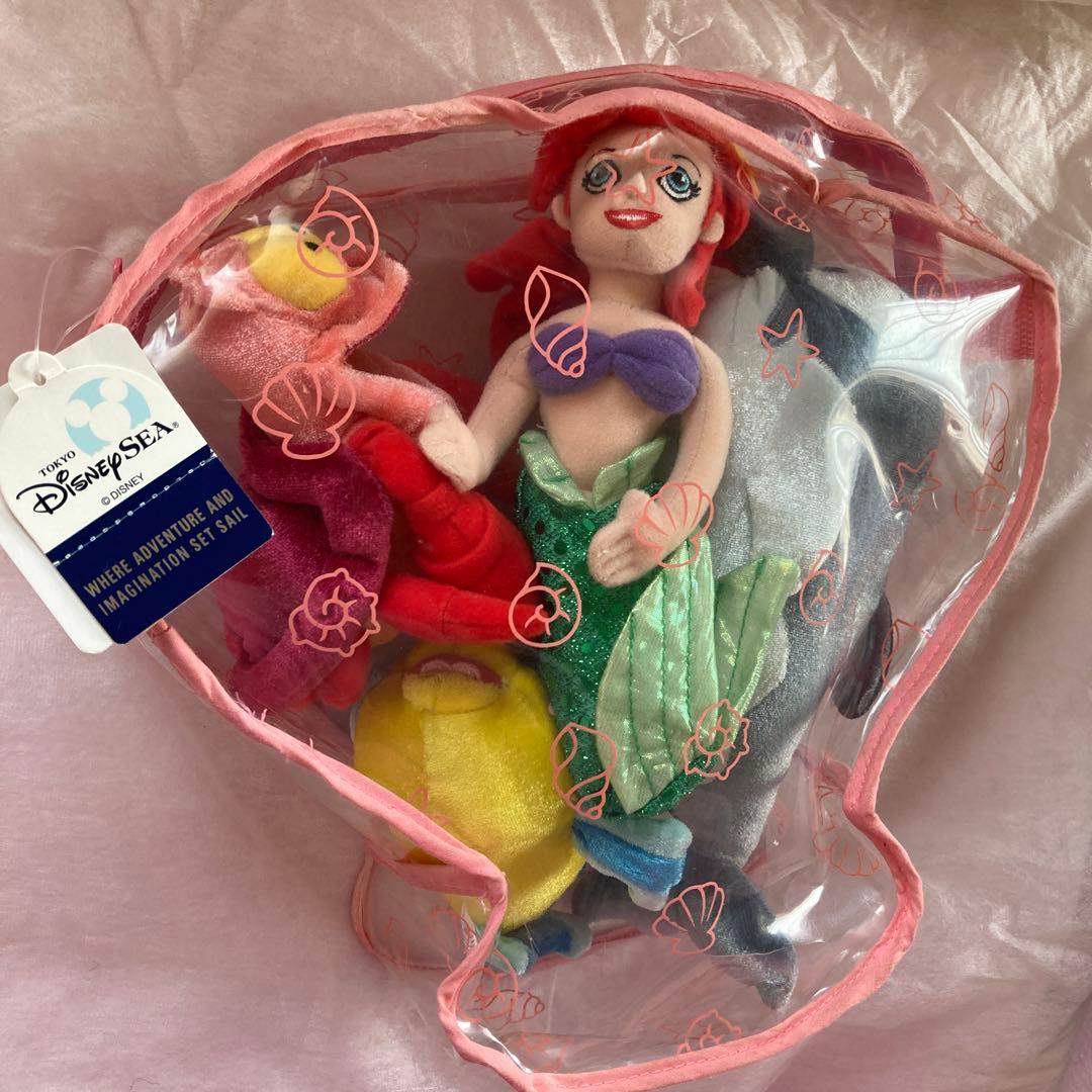 ♡ディズニーシー☆開園当初☆貴重☆アリエルと仲間達♡ぬいぐるみ