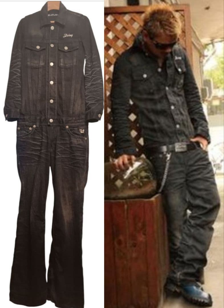 DELAY by Win&Sons ツナギ オールインワン デニム 2 岡山児島 - メルカリ