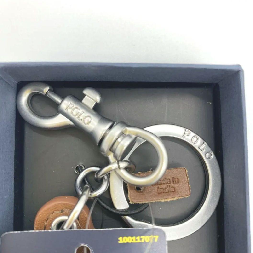 ラルフローレン] ポロベア 本革キーホルダー バッグチャーム（化粧箱付