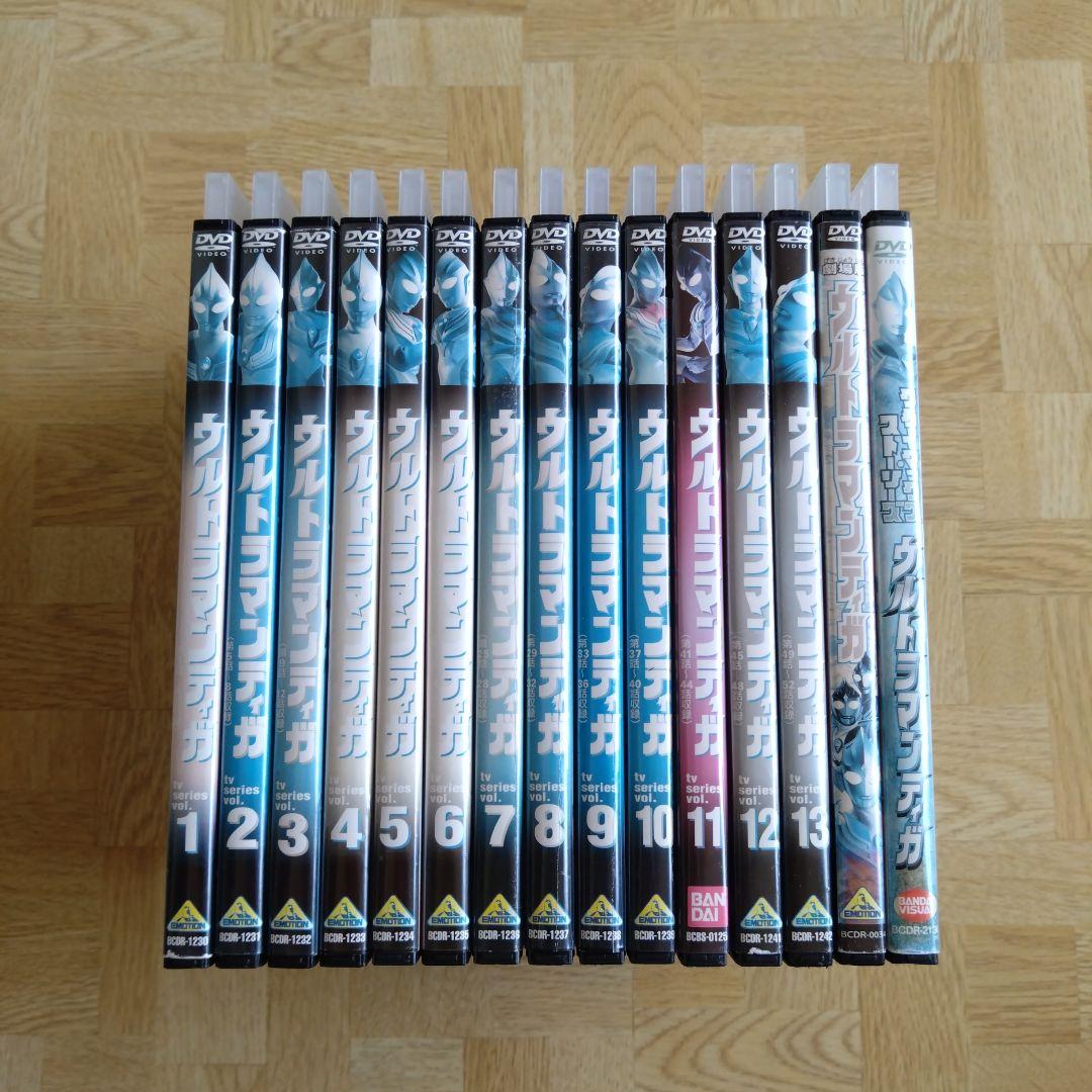 ウルトラマンティガ DVD 1-13 全巻＆劇場版＋その他 長野博 - メルカリ