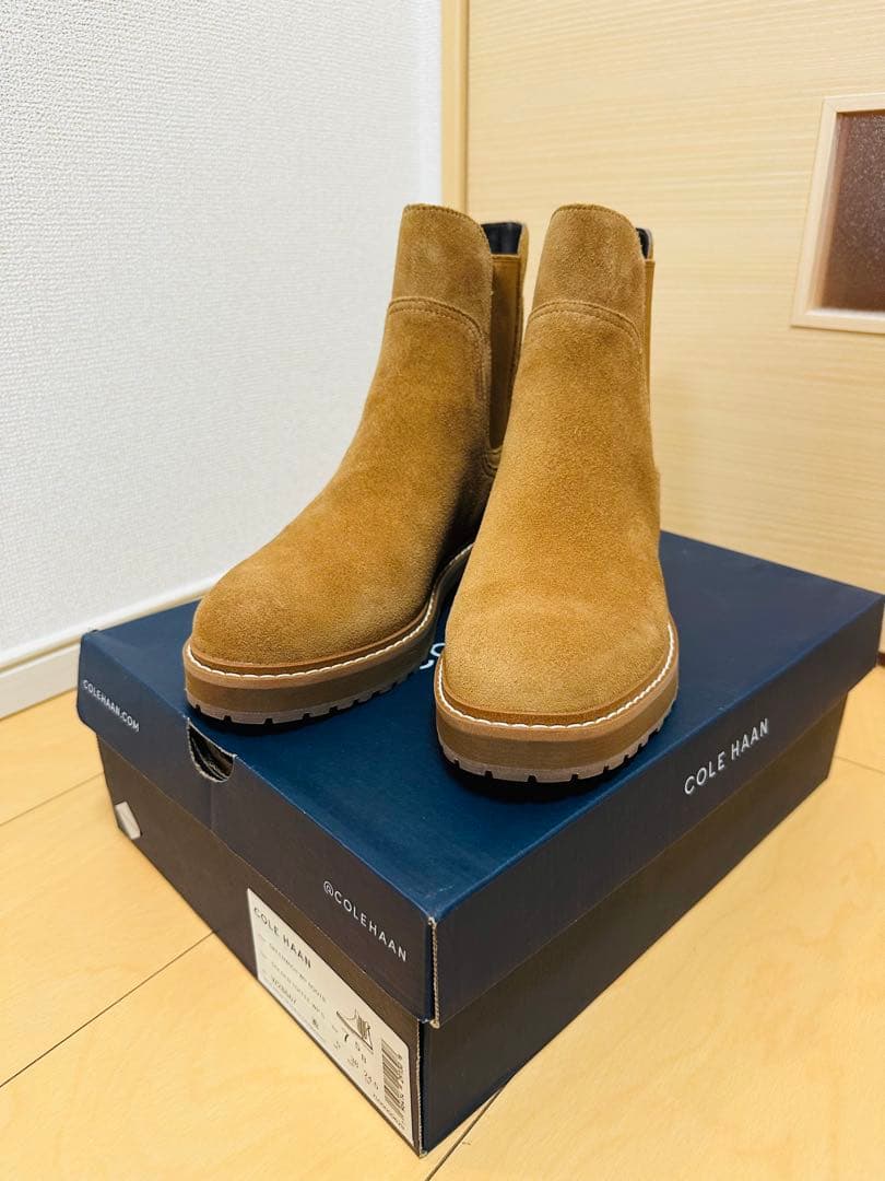 【新品】【COLE HAAN】スエードブーツ　本革 fashion-labo_c22342