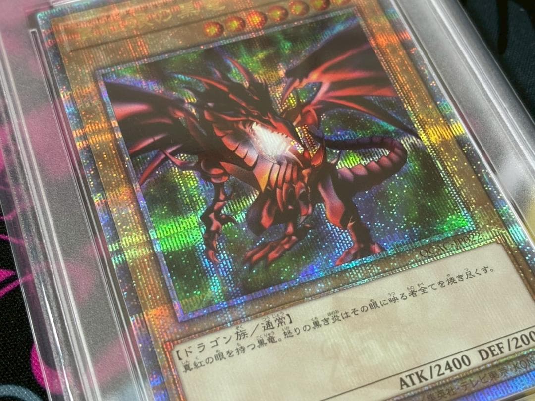 PSA10連番】真紅眼の黒竜 レッドアイズブラックドラゴン 25th クオシク