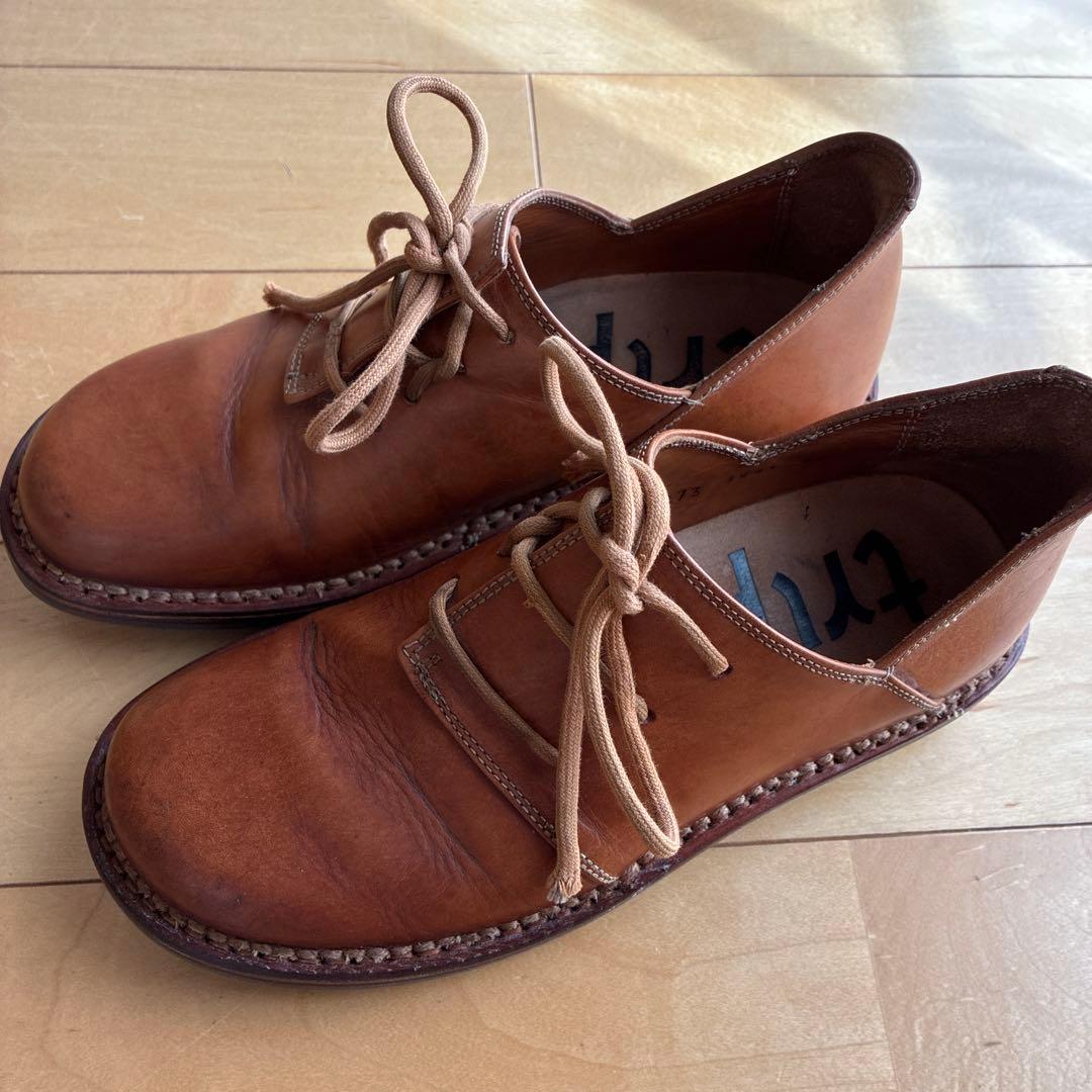 trippen ブラウン ハーフェル レザー 革靴 36