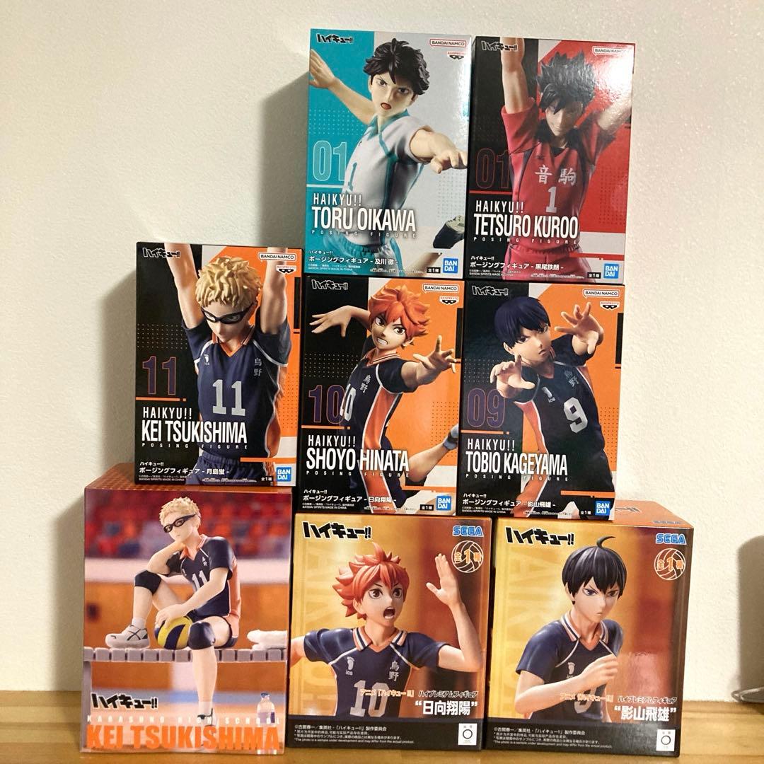 ハイキュー!! フィギュア8点 まとめ売り - メルカリ