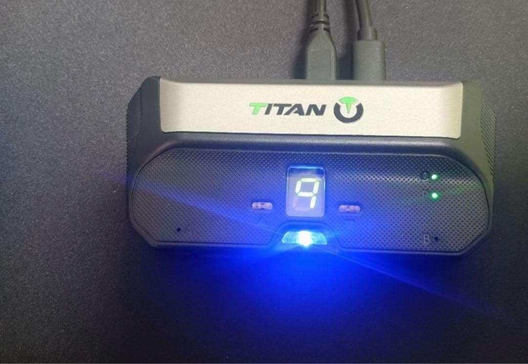 TITAN 2 コンバーター AIアシスト アンチリコイル デジタル表示付き