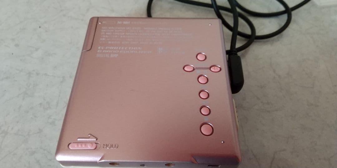 SONY ソニー MD ウォークマン ピンク ローズ MZ-E520P ジャンク - メルカリ