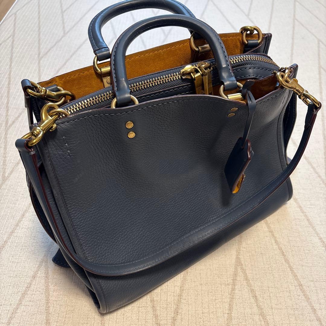 COACH ネイビー ショルダーバッグ コーチ COACH バッグ （ネイビー） -アウトレット通販 ロコレット