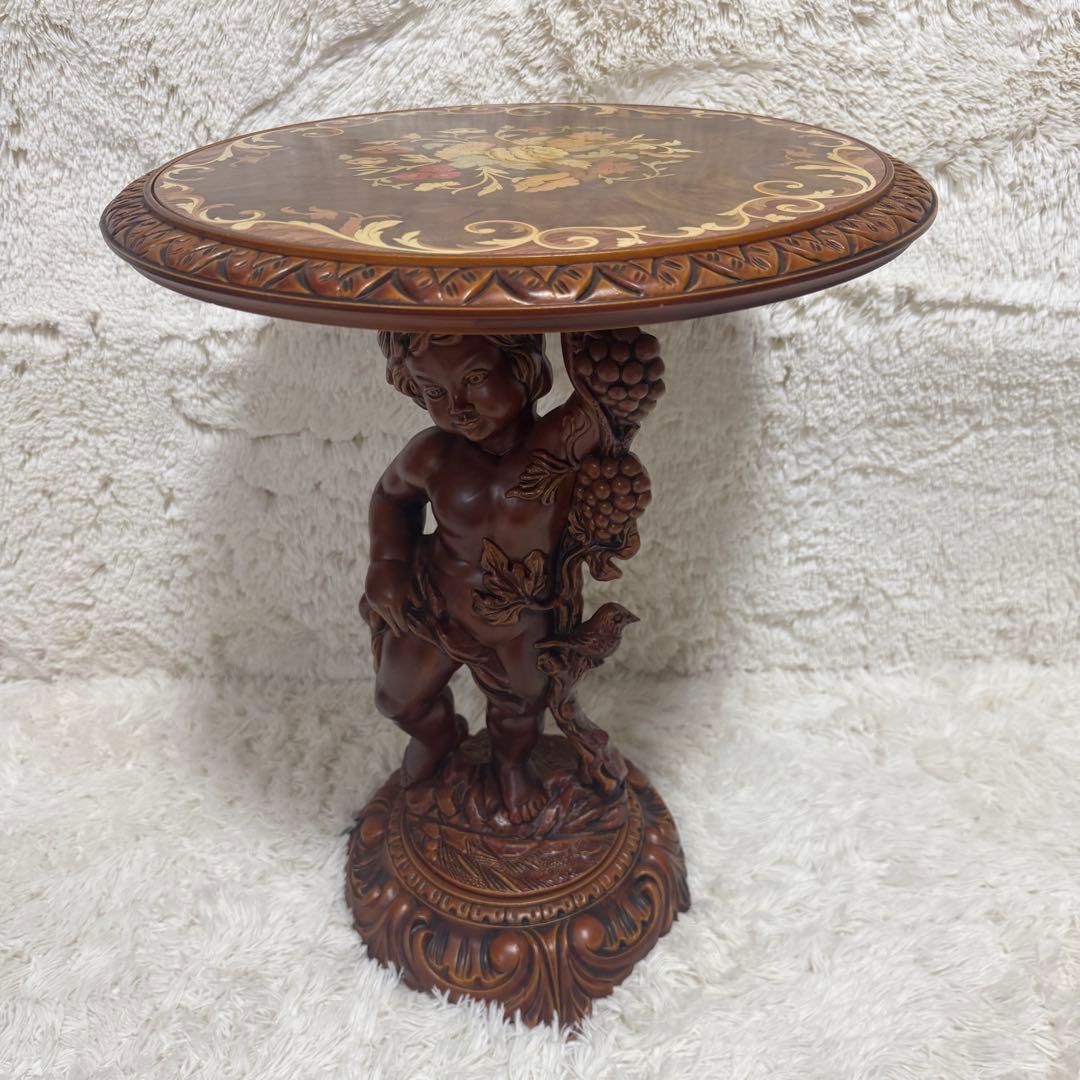 天使のテーブル ロココ調 アンティークテーブル サイドテーブル ① ロココ調テーブル アンティークそっくり市場