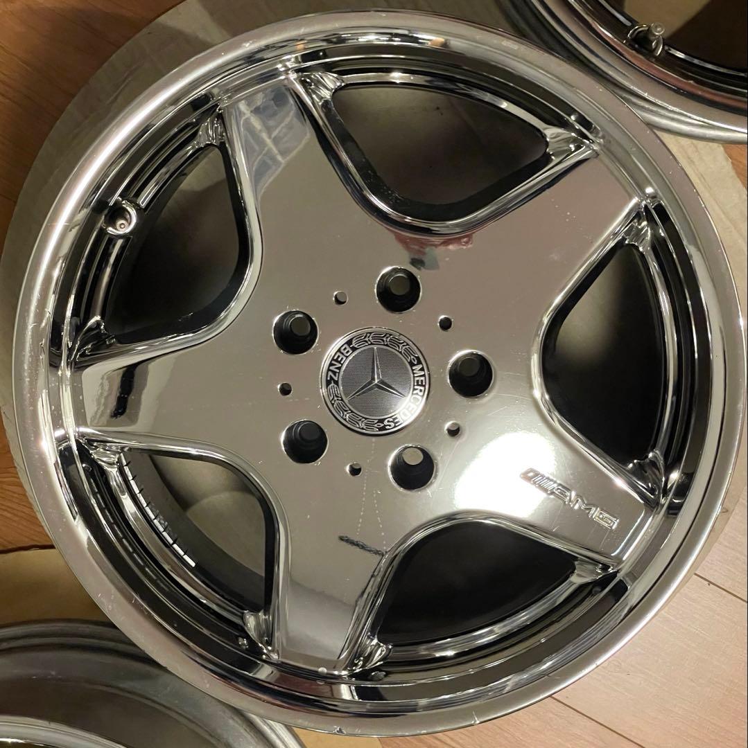 Gクラス純正ホイール　クローム加工品 AMG 4本　8.5Jx18+48