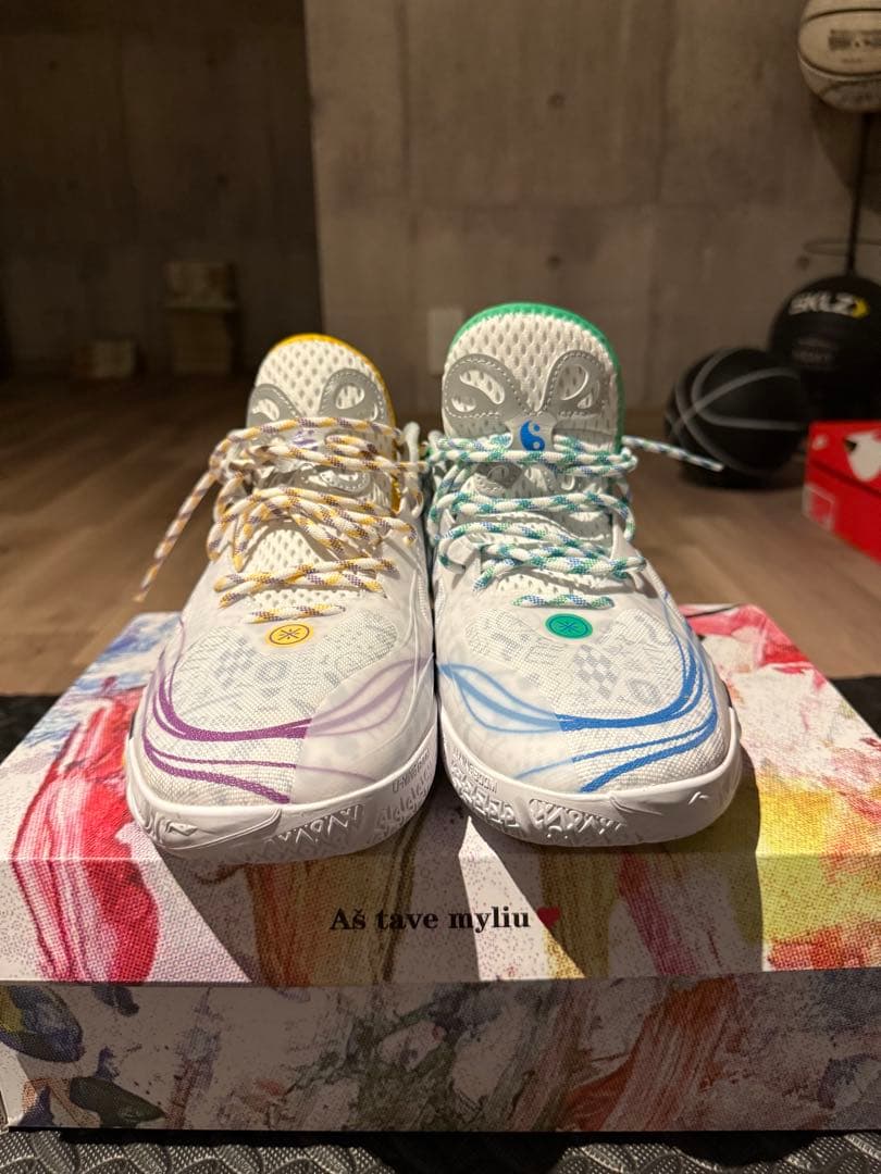 使用回数少なめ】 li-ning DLO1 キャリア US10 - シューズ(男性用