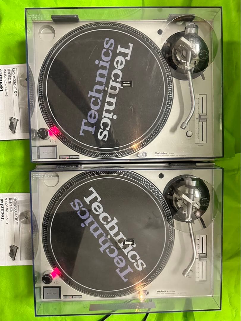 Technics SL-1200 MK3D ターンテーブル 2台セット 中古品】Technics/ターンテーブル/SL-1200MK3D-K -DJ機材アナログ