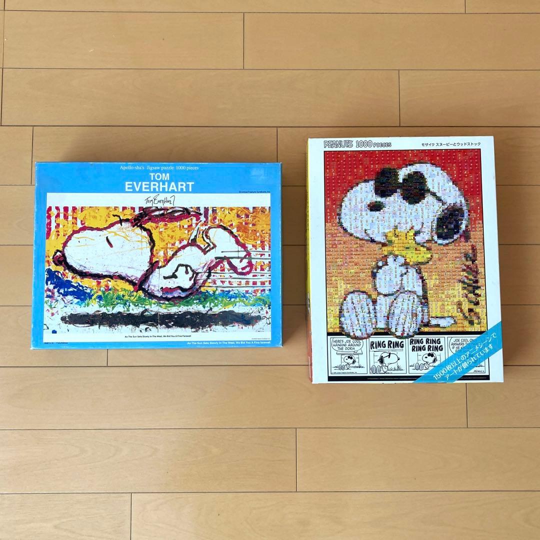 希少 トム・エバハート スヌーピー , モザイクアート 1000ピースパズル