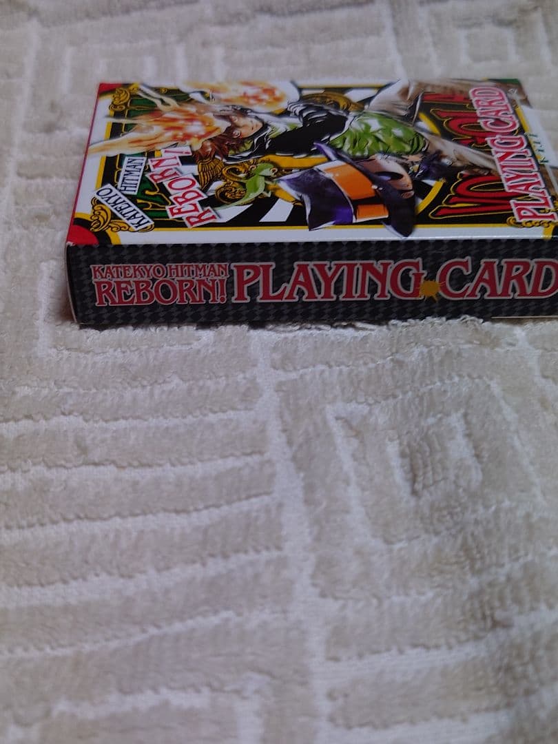 希少】家庭教師ヒットマンREBORN。トランプ 原作絵柄。沢田/雲雀/獄寺他。