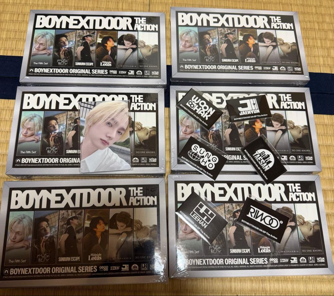 BOYNEXTDOOR The Action 6形態セット ユニバ - メルカリ