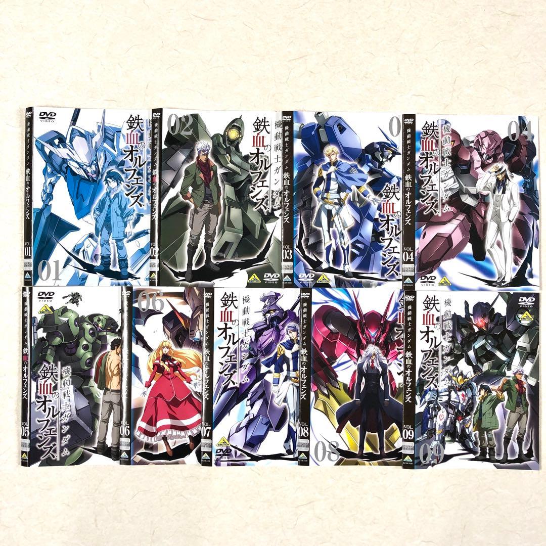 機動戦士ガンダム 鉄血のオルフェンズ 1&2 全18巻 DVD レンタル落ち