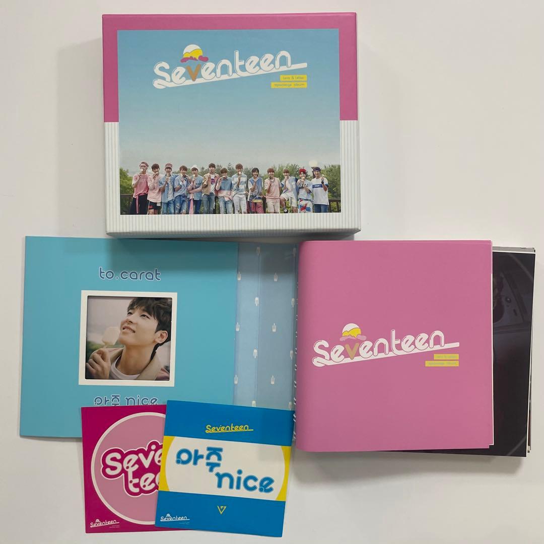 SEVENTEEN 開封済アルバム まとめ売り 一部トレカ付き - メルカリ