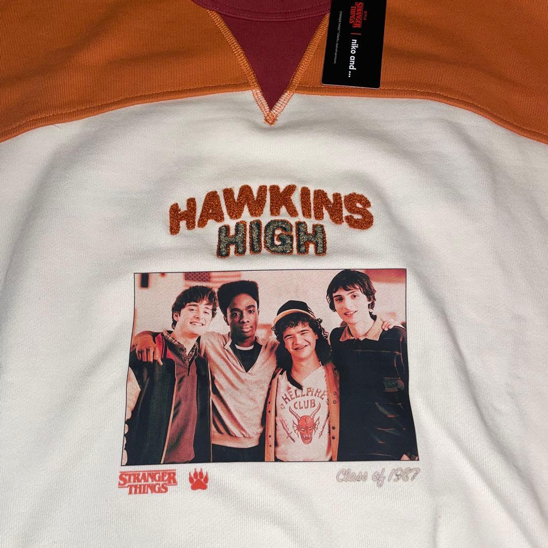 ストレンジャーシングス ニコアンド スウェット トレーナー Lサイズ