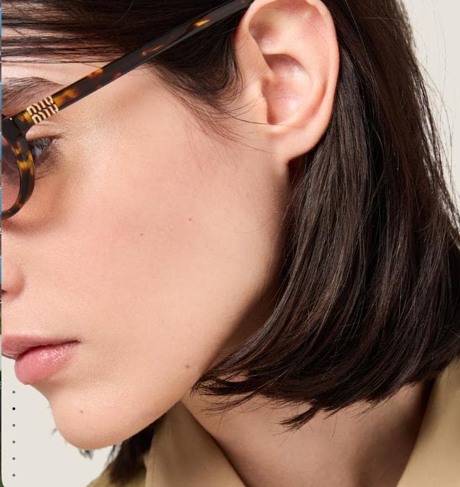 miumiu リガード サングラス ピンク 公式オンライン巾着付き（美品