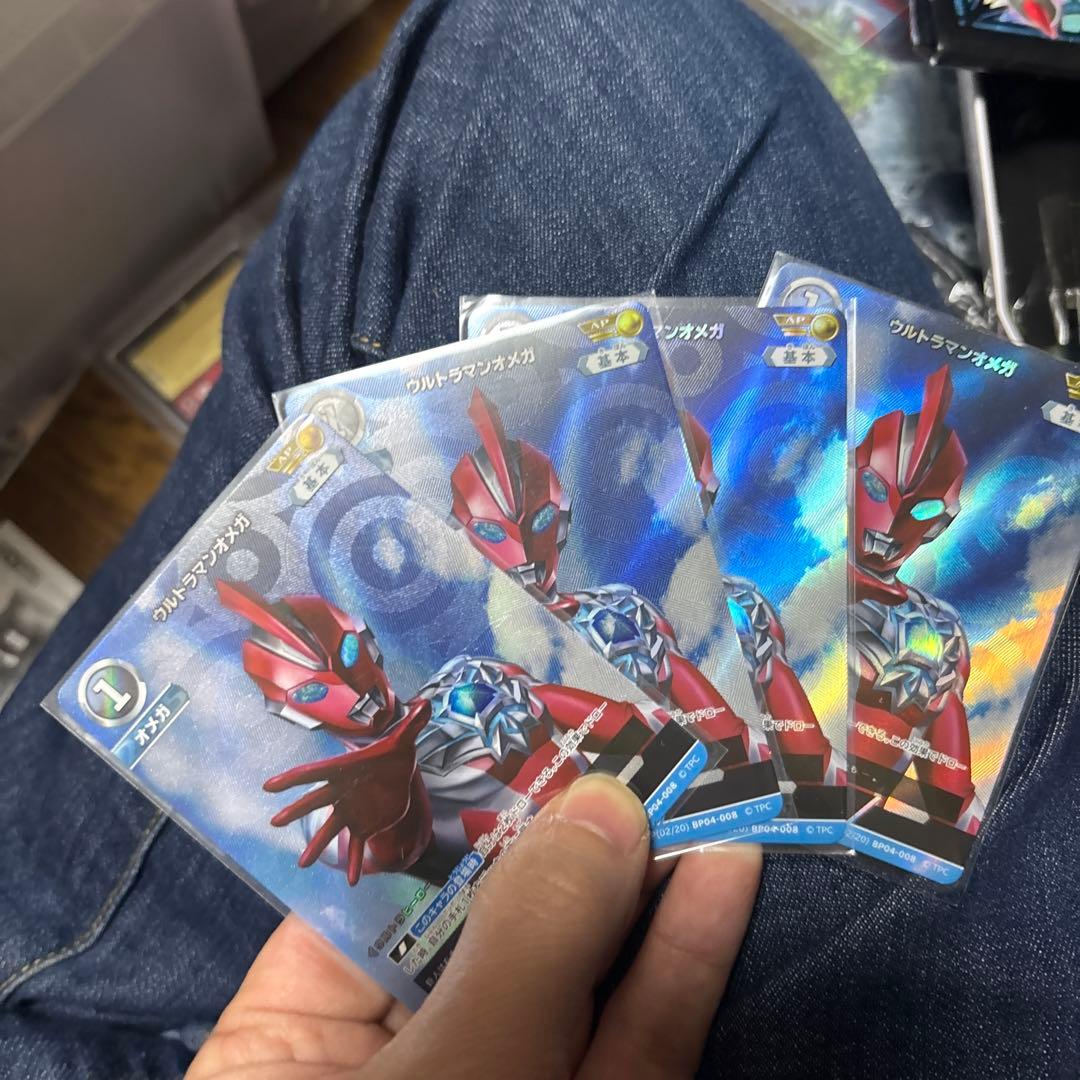ウルトラマンオメガAPレベル1 4枚セット パラレル・[3/20]】ウルトラマンカードゲーム BP04-011 ウルトラマン