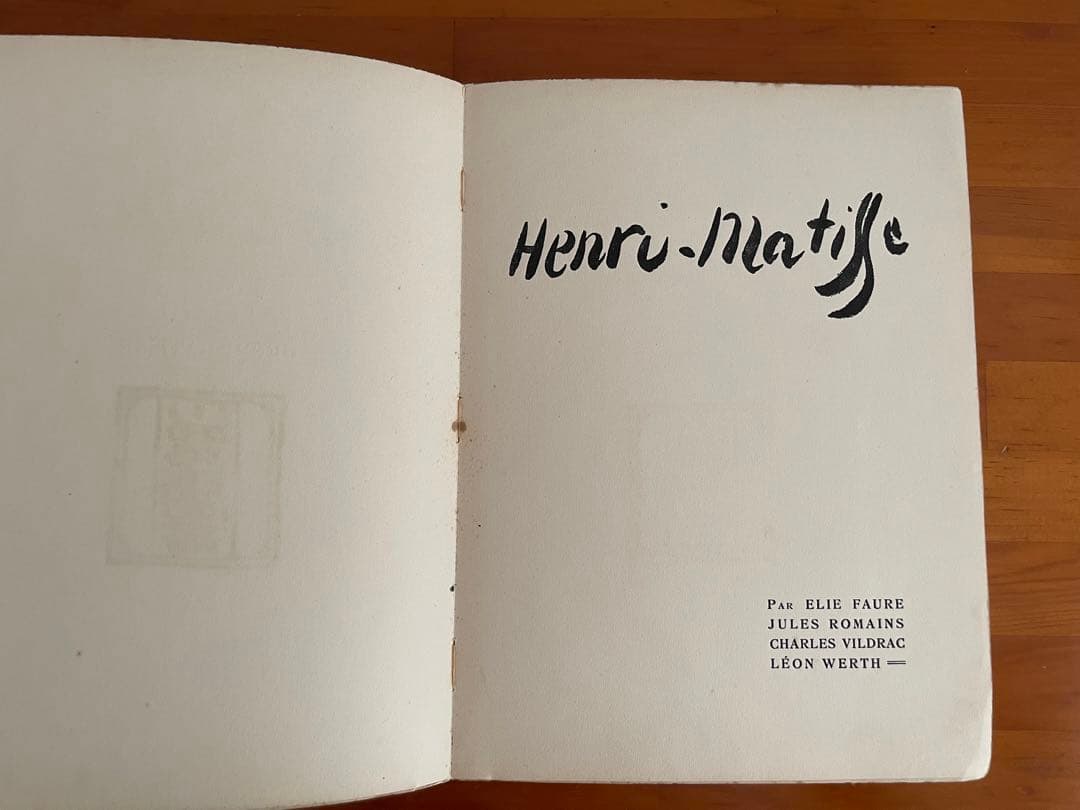 古書】アンリ・マティス、マチス、HENRI MATISSE、1920 - メルカリ