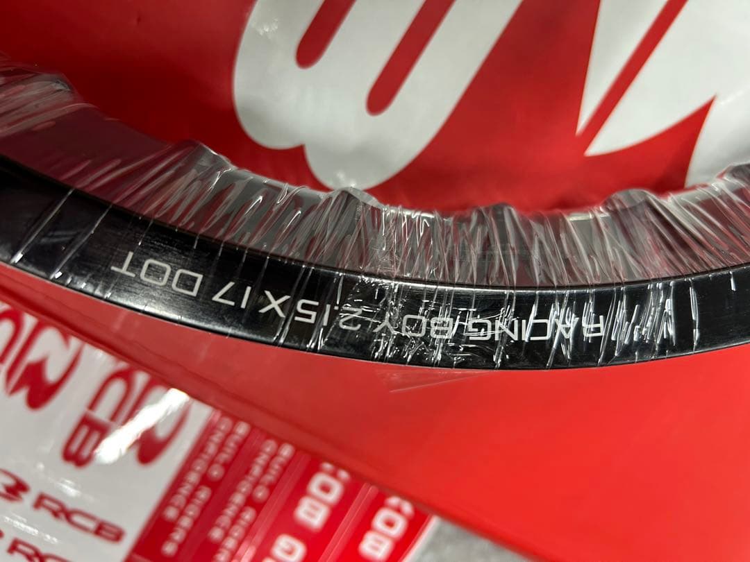 RCB ワイドリム　ブラック　2.15x17 ホイール 36H カブ　太足