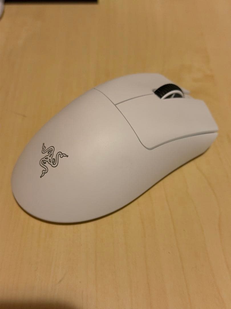 Razer DEATHADDER V3 PRO ホワイト 8kドングルセット - メルカリ