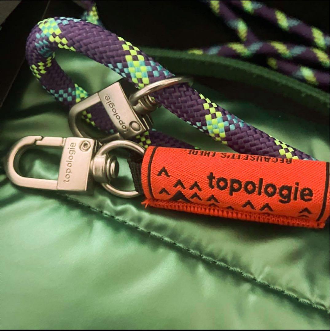 未使用新品 topologie トポロジー ボトルサコッシュ ラージ グリーン
