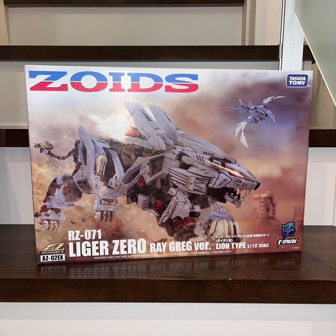 ZOIDS CORE BOX ライガーゼロ レイ・グレック仕様(共和国カラー) ZOIDS ゾイド AZ-02EX ライガーゼロ レイ・グレック仕様(共和国カラー